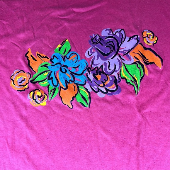 Vintage 1970s Yves Jennet Short Sleeve Single Stitch Tee sz M - Picture 6 of 7